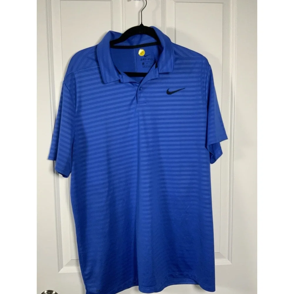 Nike Dry-Fit Polo Shirt, Blue, Size XL, NWOT